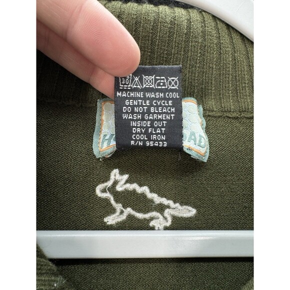 Horny Toad 1/4 Zip Pullover Men’s Large Green Heavyweight Outdoor Hiking Sweater - Picture 4 of 7